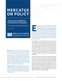 Airport Noise Nimbyism: an Empirical Investigation