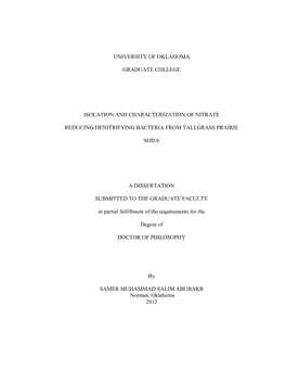 Doctoral Dissertation Template