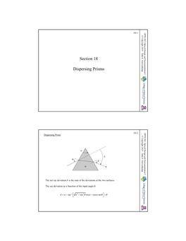 502-18 Dispersing Prisms