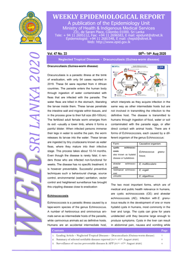 Neglected Tropical Diseases - Dracunculiasis (Guinea-Worm Disease)