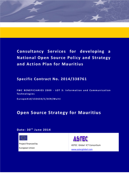 Open Source Strategy for Mauritius
