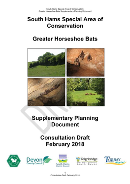 South Hams Special Area of Conservation Greater Horseshoe Bats