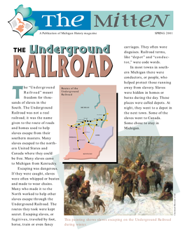 The Mitten a Publication of Michigan History Magazine SPRING 2001