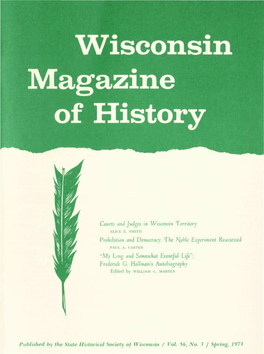 Wisconsin Magazine of History