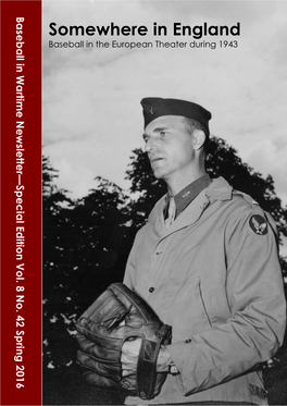 Baseball in Wartime Newsletter Spring 2016