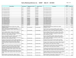 Harris, Mackessy Brennan, Inc. 534407 Addn 10 5/21/2021 Page 1 of 27