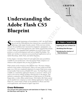 Understanding the Adobe Flash CS5 Blueprint