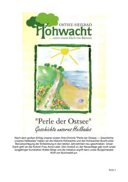 Perle Der Ostsee — Geschichte Unseres Heilbades