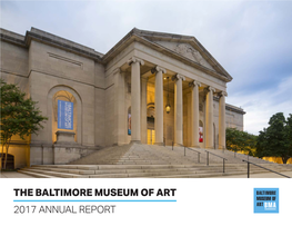 The Baltimore Museum of Art 2017 Annual Report