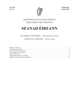 Seanad Éireann