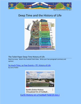 Deep Time and the History of Life, Page 1