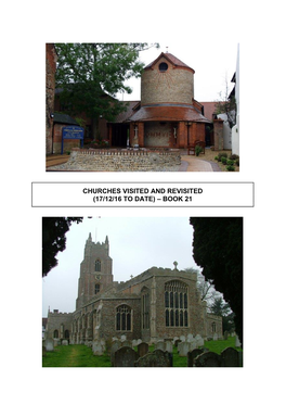 Churches Visited and Revisited (17/12/16 to Date) – Book 21