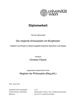 Diplomarbeit