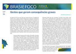 Gestos Que Geram Consequências Graves 2020 Humberto Dantas *