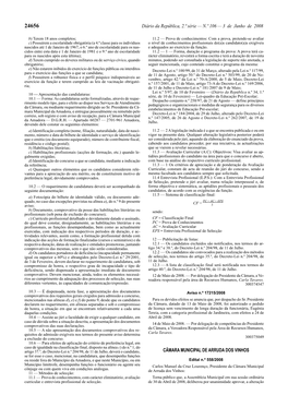 Diário Da República, 2.ª Série — N.º 106 — 3 De Junho De 2008 CÂMARA MUNICIPAL DE ARRUDA DOS VINHOS