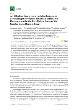 An Effective Framework for Monitoring and Measuring the Progress