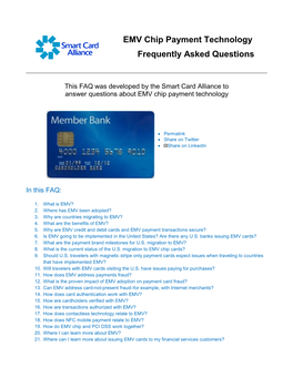 EMV Chip Payment Technology