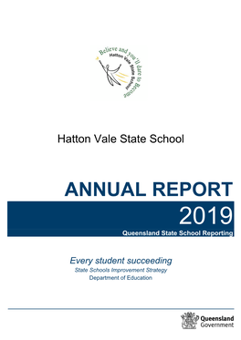 ANNUAL REPORT 2019 Queensland State School Reporting