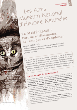 Les Amis Du Muséum National D'histoire Naturelle