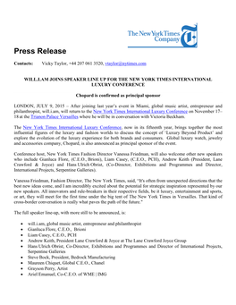 Press Release