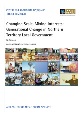 Generational Change in Northern Territory Local Government W