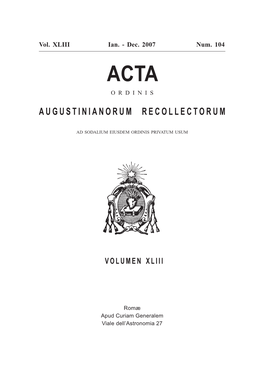 Boletín Acta Ordinis 2007.Indd