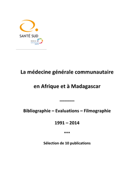 La Médecine Générale Communautaire En Afrique Et À