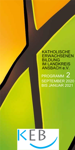 KATHOLISCHE ERWACHSENEN BILDUNG IM LANDKREIS ANSBACH E.V