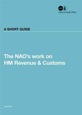 A Short Guide: the NAO's Work on HM Revenue