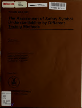The Assessment of Safety Symbol Understandability by Different Testing Methods