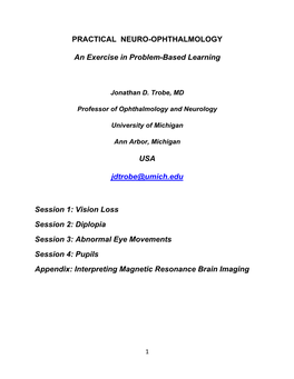 PRACTICAL NEURO-OPHTHALMOLOGY An