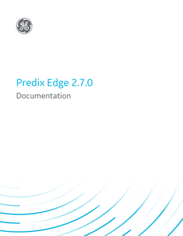 Predix Edge OS Architecture