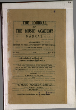 The Music Academy Madras