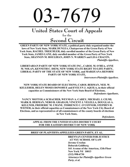 United States Court of Appeals Second Circuit