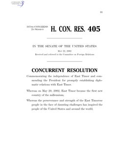 H. Con. Res. 405