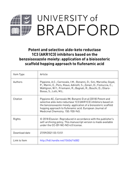 The University of Bradford Institutional Repository