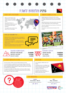 Papua New Guinea Factsheet