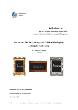 Terrorism, Media Framing, and Political Ideologies: a Triangular Relationship