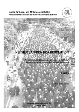 Neither Saffron Nor Revolution