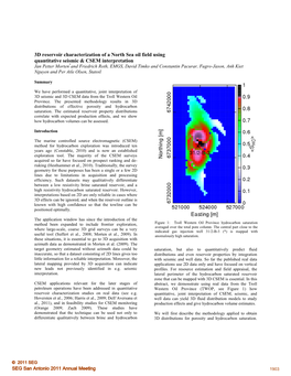 3D Reservoir Characterization of a North Sea Oil Field Using