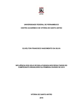 Universidade Federal De Pernambuco