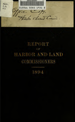 Annual Report of the Board of Harbor