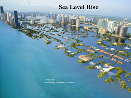 Sea Level Rise