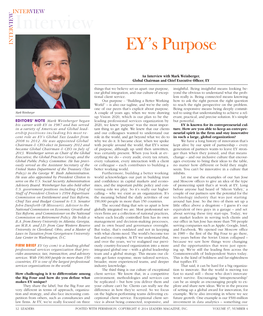 To Download a PDF of an Interview with Mark Weinberger, Global Chairman and Chief