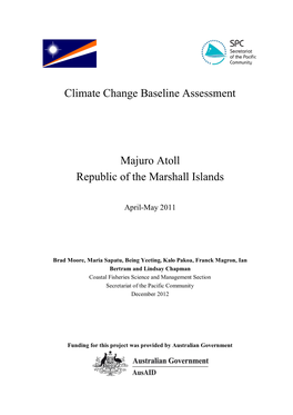 Climate Change Baseline Assessment