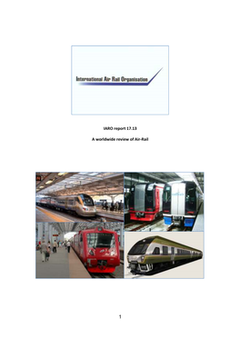IARO Report 17.13 a Worldwide Review of Air-Rail
