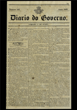 Diário Do Governo N.º 141 De 17 De Junho