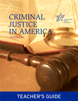 Criminal Justice in America Fifth Edition