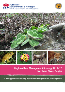 Regional Pest Management Strategy 2012–17: Northern Rivers Region