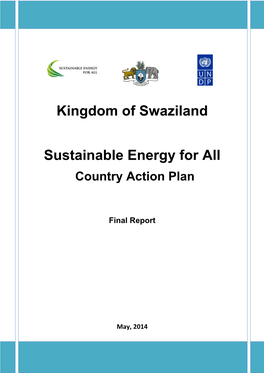 Kingdom of Swaziland Sustainable Energy For